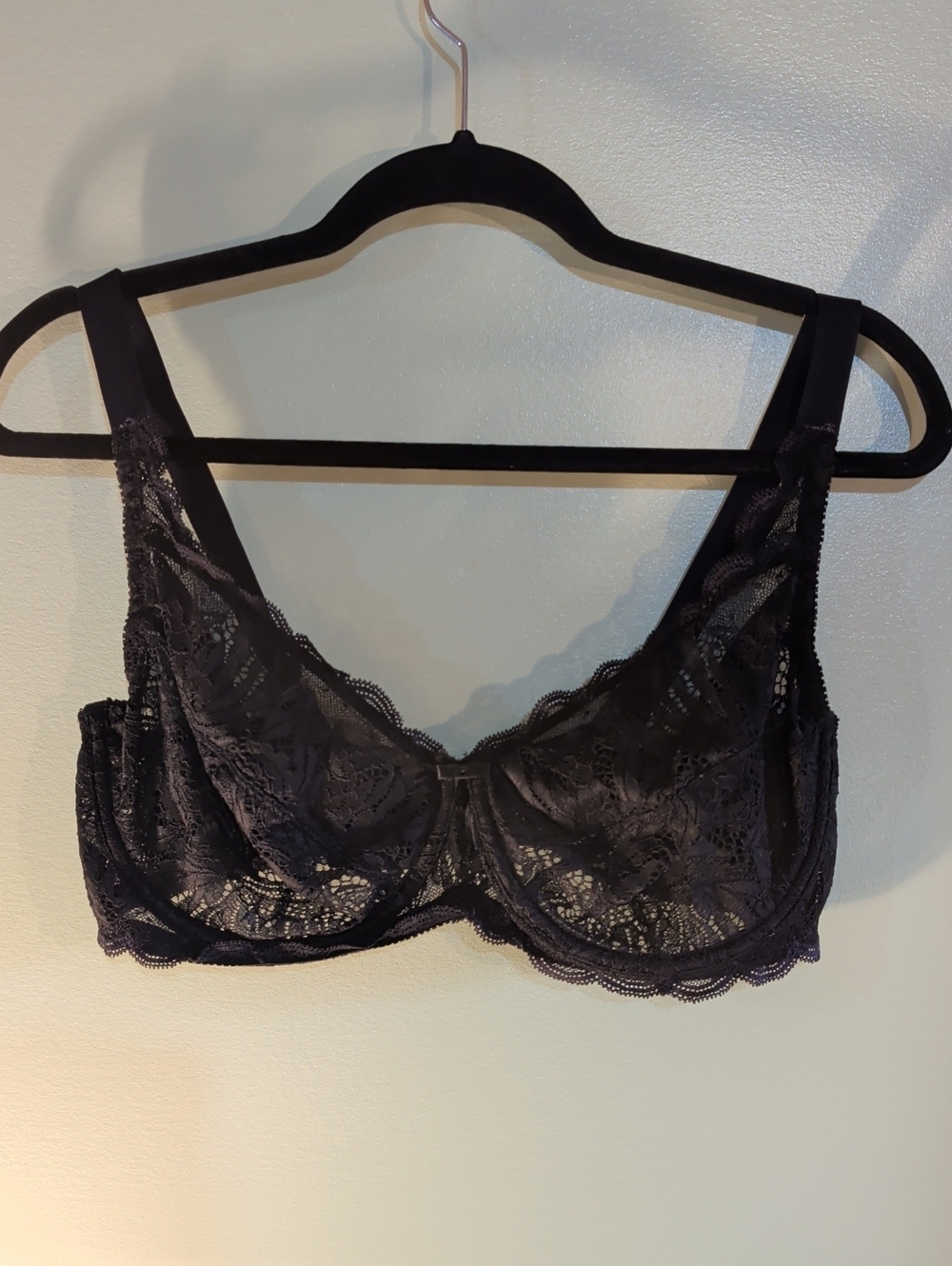 Paramour Black Lace Underwire Bra